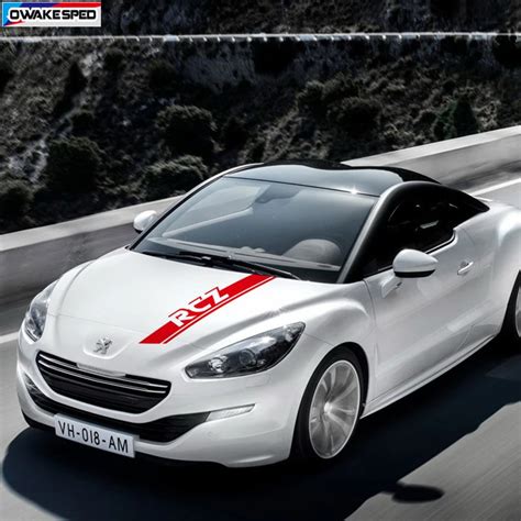 Autocollants En Vinyle Pour Capot De Voiture Pour Peugeot Rcz Coupe