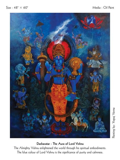 Vishnu Dashavatar – Aartique | Indian folk art, Indian paintings ...