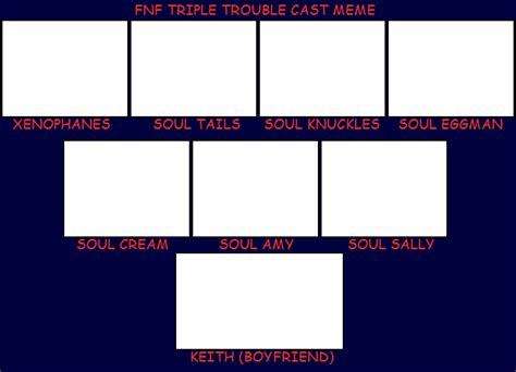 FNF Triple Trouble Cast Meme. by GanendraE2class on DeviantArt