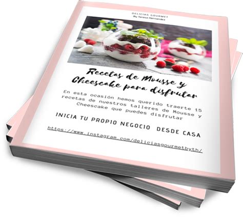 Plaza Libre Libro Digital De Recetas De Postres Mousse Y Cheesecake