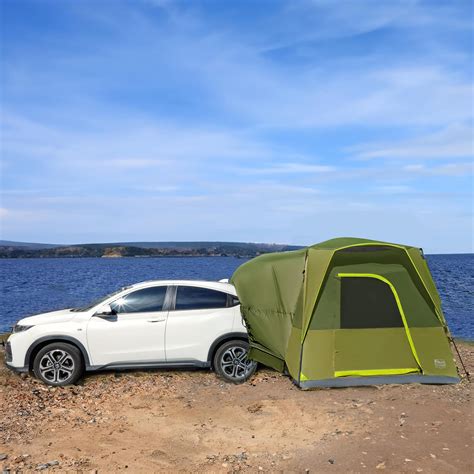 Timber Ridge 5 Person Suv Tent With Movie Screen Weather Resistant Portable For Car Suv Van