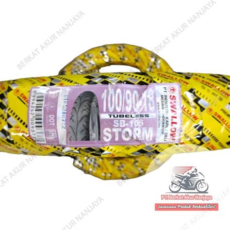 Ban Swallow Storm Sb Swallow Tubeless Bonus Pentil