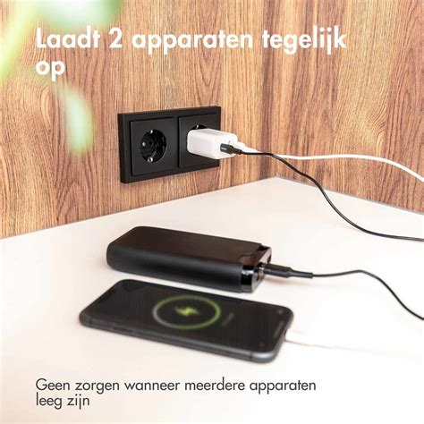 Specificaties Van Accezz Power Plus Wall Charger Oplader Usb C Usb