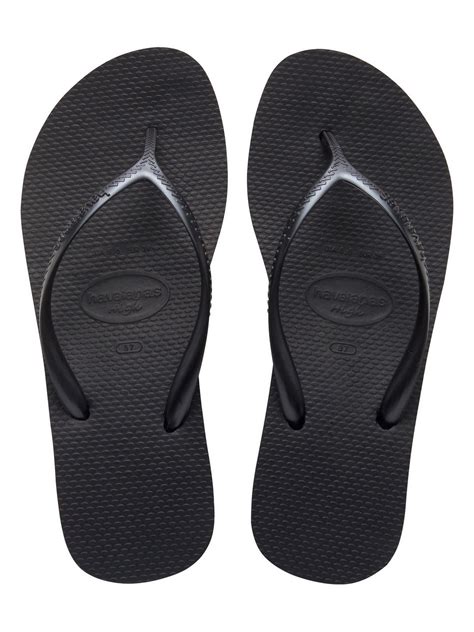 Havaianas Flip Flops High Fashion Black 100 Days Exchange Policy