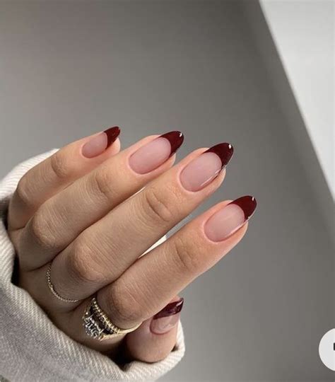 45 Ultra Trendy January Nails For 2022 Red Nails Almond Nails