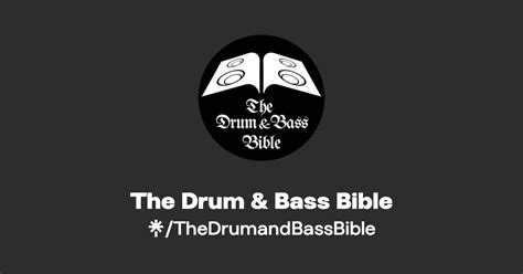 The Drum Bass Bible Instagram Facebook Tiktok Twitch Linktree