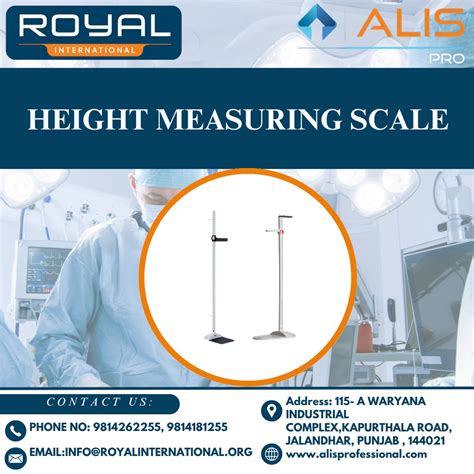 Height Measuring Scale At Best Price In Jalandhar Punjab Royal