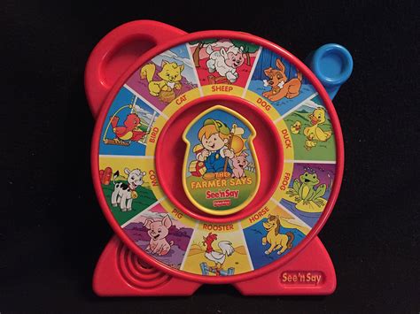 Fisher Price Farmer The Farmer Says See N Say Red Kidsheaveninlisle