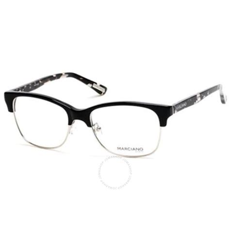 Guess By Marciano Ladies Black Round Eyeglass Frames Gm026500553 664689741335 Eyeglasses