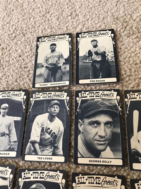 Lot Set Tcma All Time Greats Red Backs Rare W Babe Ruth