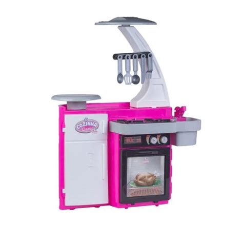 Cozinha Infantil Classic Kit C Fogão Pia Geladeira Cotiplás Cotiplas