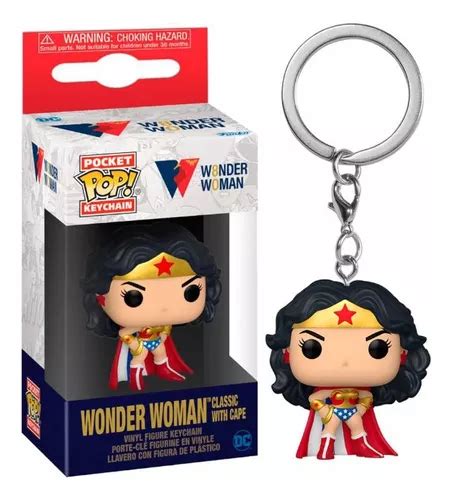 Funko Keychain Wonder Woman W capa Cuotas sin interés