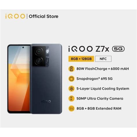 Jual Vivo Iqoo Z X G Nfc Garansi Resmi Shopee Indonesia