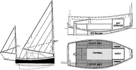 Seat Boat: Looking for Micro cruising sailboat plans