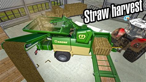 Lets Play Straw Harvest Add On Farming Simulator 2017 Youtube