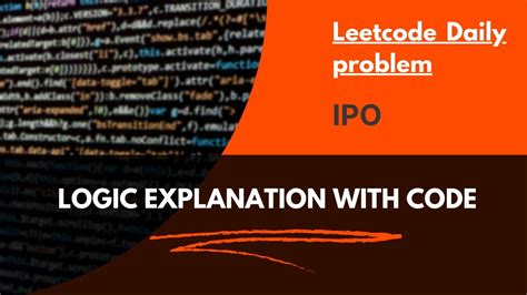 Ipo Leetcode Daily Problem Solution Youtube