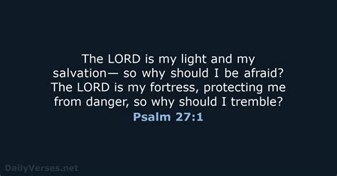 Psalm 27 1 Bible Verse NLT DailyVerses Net