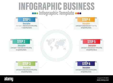 Plantilla Infogr Fica Para Empresas Diagrama Moderno De Mindmap De