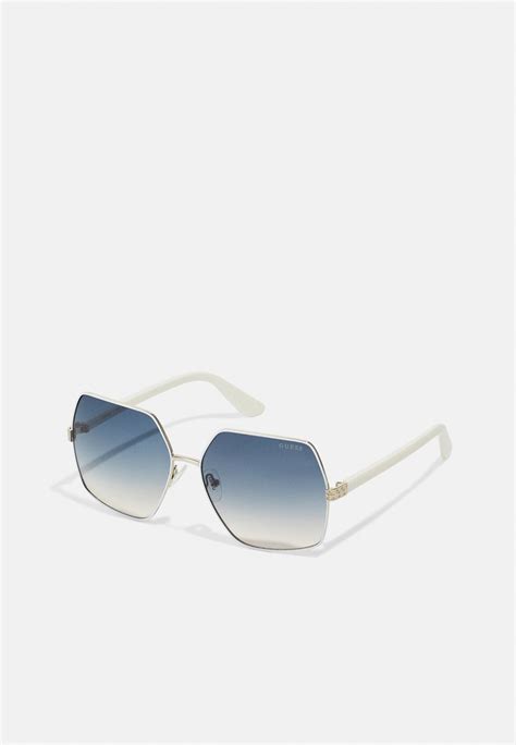 Guess Sunglasses White Gradient Blue White Zalando Ie