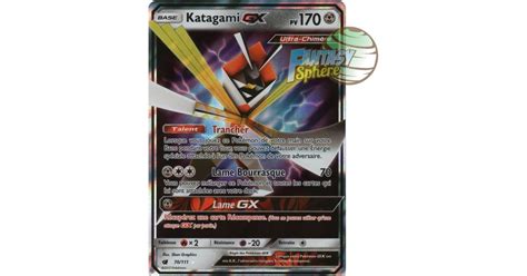 Pokémon Katagami GX Ultra Rare 70 111 Soleil et Lune 4 Invasion