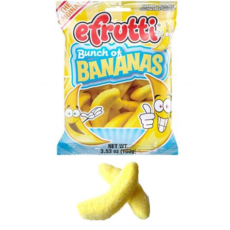 New Efrutti Bunch Of Bananas Gummi Gummy Candy 3 5 Oz Gluten Fat Nut Free Etsy