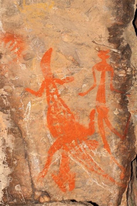 Aboriginal Rockkonst Arkivfoto Bild Av Diagram Aboriginer 27859894