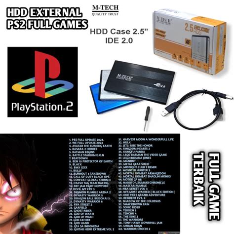 Jual HDD HARDISK EXTERNAL PS2 FULLGAMES 160GB Shopee Indonesia