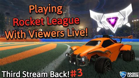 Live Playing With Viewers In Rocket League Rocket League Livestream