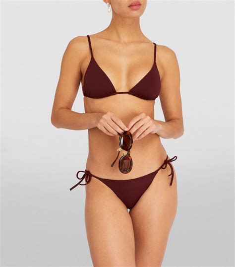 Womens Eres Brown Malou String Bikini Bottoms Harrods Uk