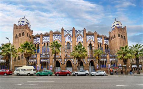 The Plaza De Toros Monumental In Barcelona Spain Editorial Stock Image