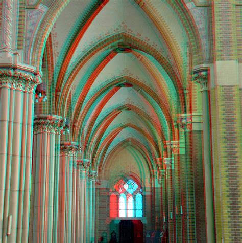 Maria Van Jessekerk Delft D Anaglyph Stereo Red Cyan Flickr