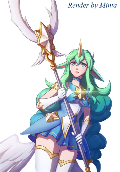 Star Guardian Soraka Render By Minta369 On Deviantart