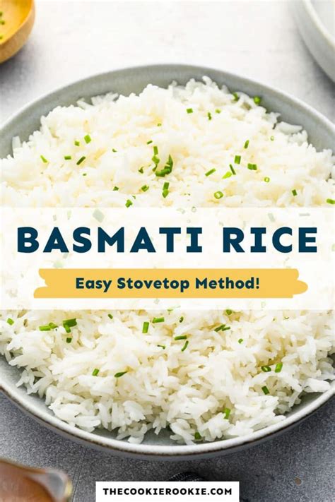 Basmati Rice (Stovetop Method) Recipe - The Cookie Rookie®