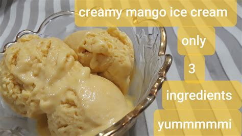 Mango Ice Cream Banane Ka Tareeqa Homemade Mango Ice Cream Food