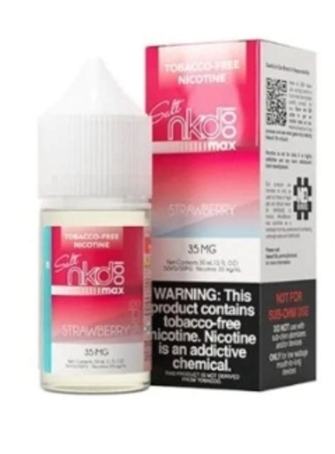 Naked Strawberry Ice Ml Nicsalt Saci Vape Br Jokers