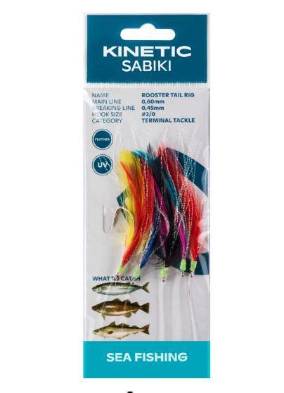 Kinetic Sabiki Rooster Tail Multicolour Rory S Fishing Tackle