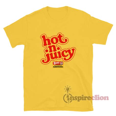 Vintage Wendy S Hot N Juicy T Shirt For Unisex Inspireclion