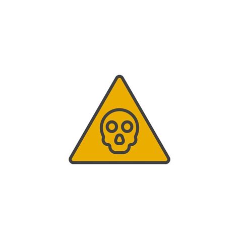 Premium Vector | Toxic sign icon set Danger Caution Poison Chemical ...