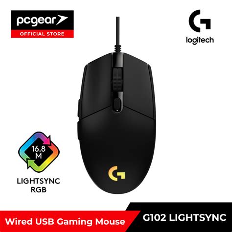 Logitech G102 Lightsync Gaming Mouse With Customizable Rgb Lighting6 Programmable Buttons Pcgear