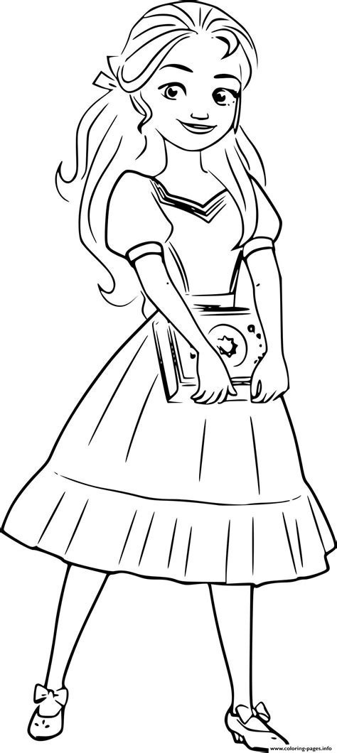 Gambar Elena Avalor Adventure Coloring Page Disney Junior Pages