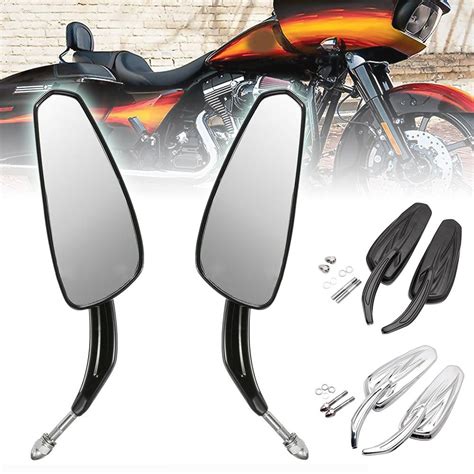 Buy PDTO 1pair Motorcycle Rearview Side Mirrors For Harley Davidson