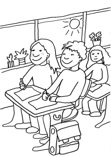 inconditionnel Persécuter Pour donner la permission coloriage de classe