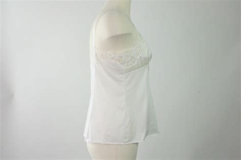 Vintage 1960s Camisole Lace Bust Camisole Sheer L… Gem