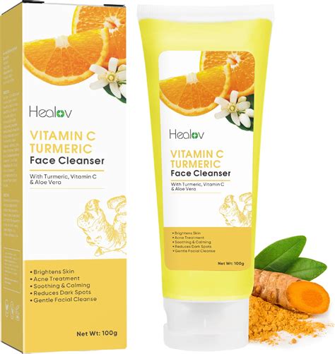 Amazon Herblov Turmeric Face Wash Oz Turmeric Clear Skin Liquid