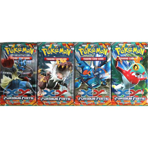 Pokemon Xy Furious Fists Brand New Tcg 36 Loose Booster Packs