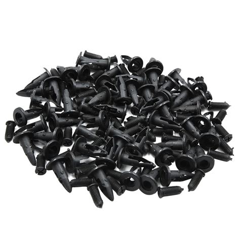 Black Plastic Rivets Retainers 10mm Dia Car Fender Bumper Clips Fasteners 60pcs | Walmart Canada