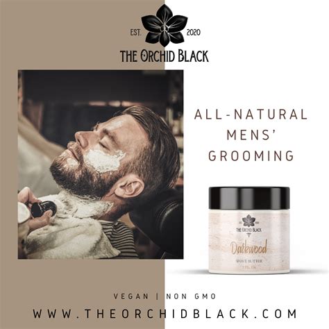 Handmade Organic And All Natural Mens’ Grooming Products From The Orchid Black Shop Now Men S