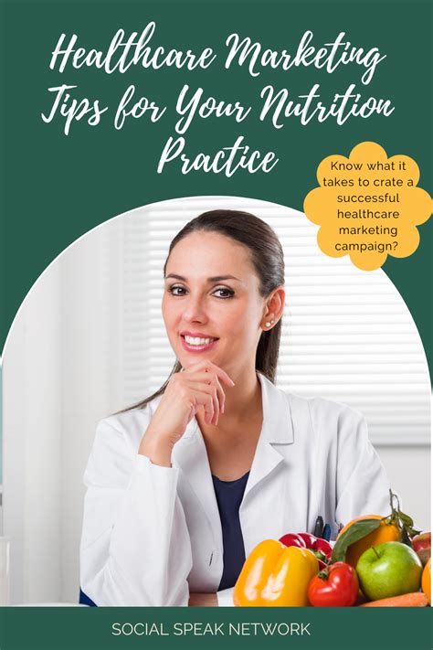 Healthcare Marketing Tips For Your Nutrition Practice Social Speak