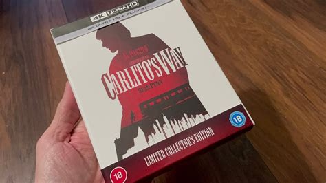 Carlitos Way K Ultrahd Blu Ray Limited Collectors Steelbook Edition