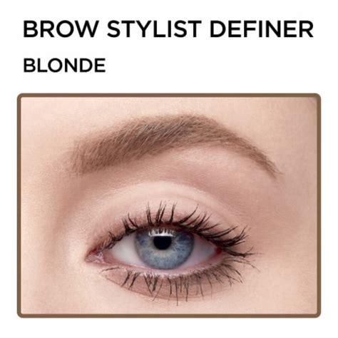 L Oreal Paris Brow Stylist Definer Eyebrow Pencil Waterproof Blonde Oz Frys Food